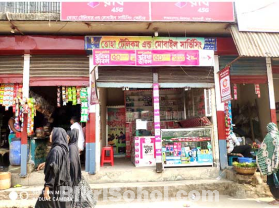 দোকান ভাড়া ও ডেকোরেশন বিক্রি করা হবে